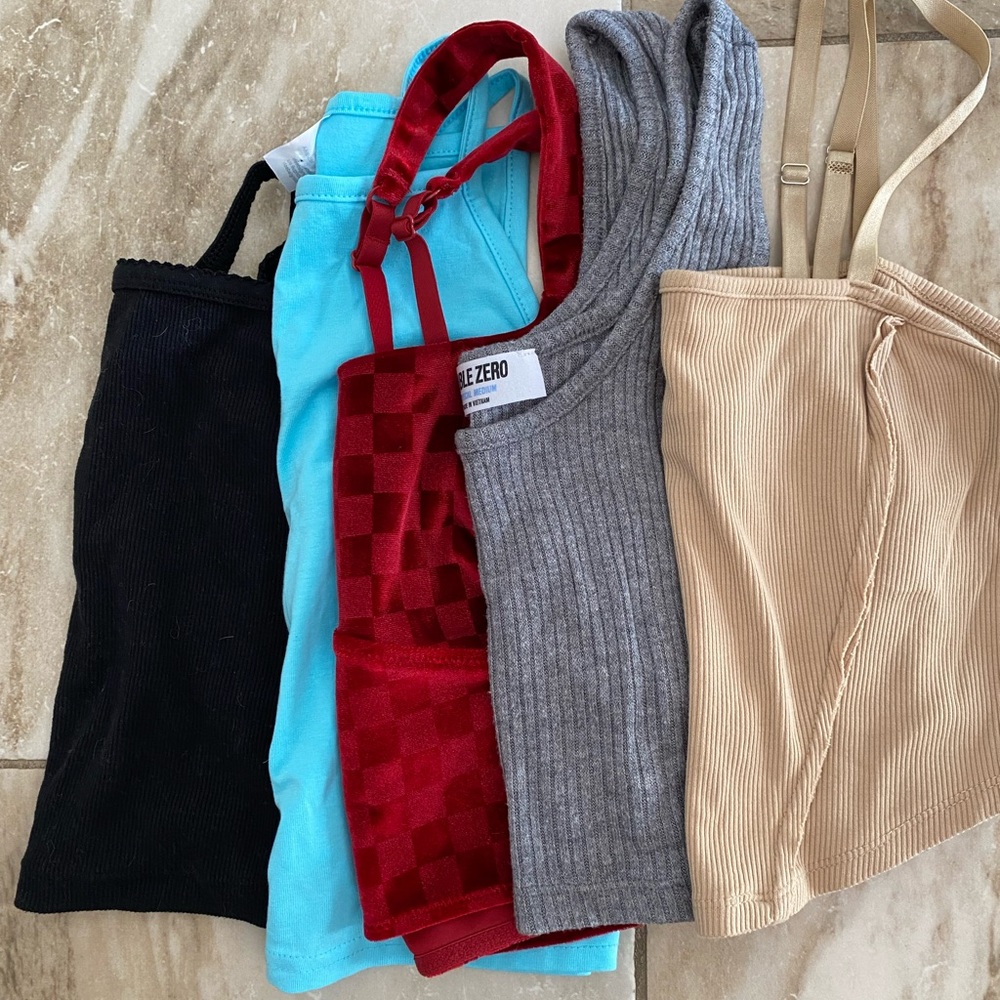 5 women crop tops size small